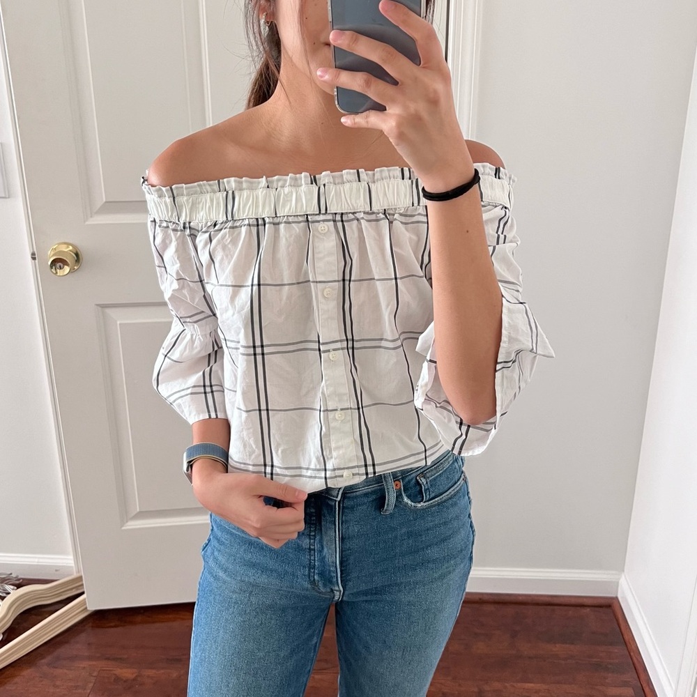 A&F off the shoulder top